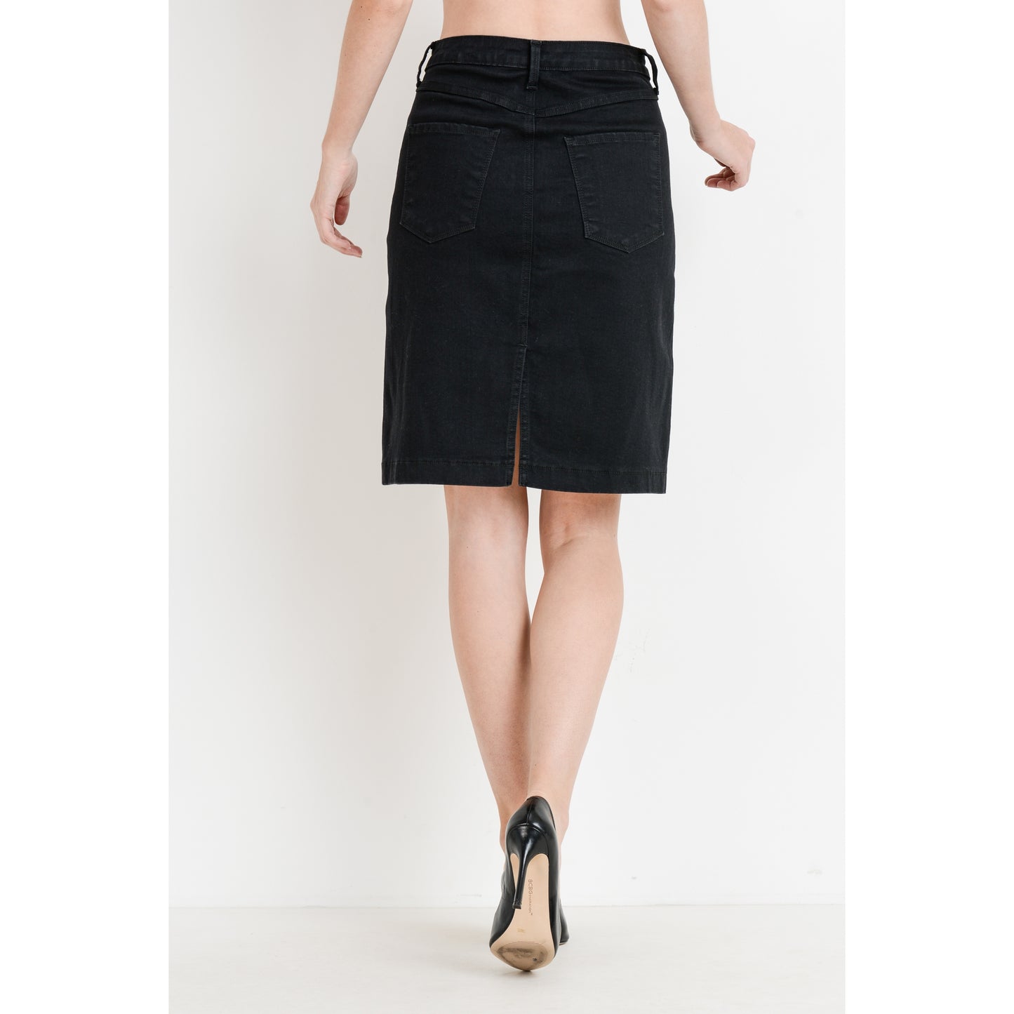 Long Denim Skirt