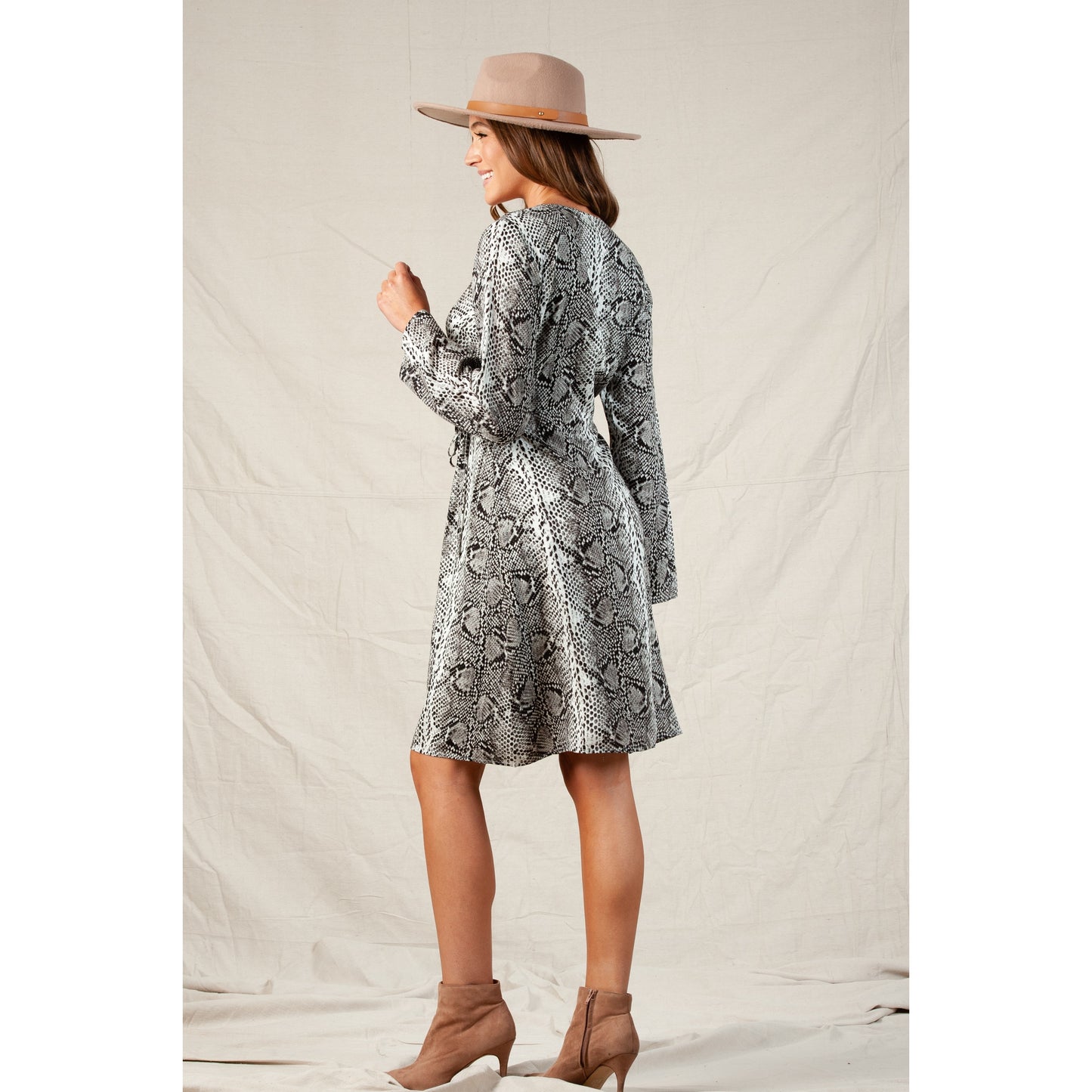 Python Wrap Dress