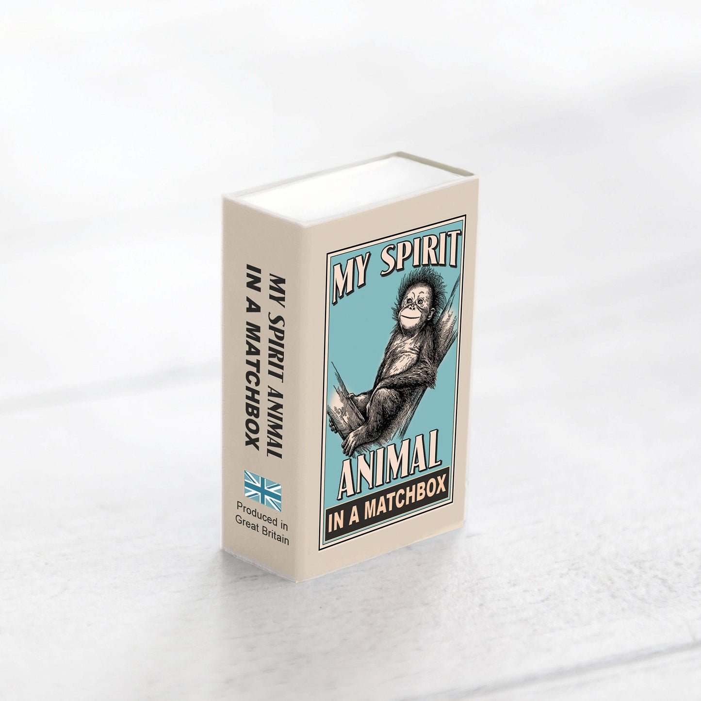 Wool Felt Orangutan Spirit Animal In A Matchbox