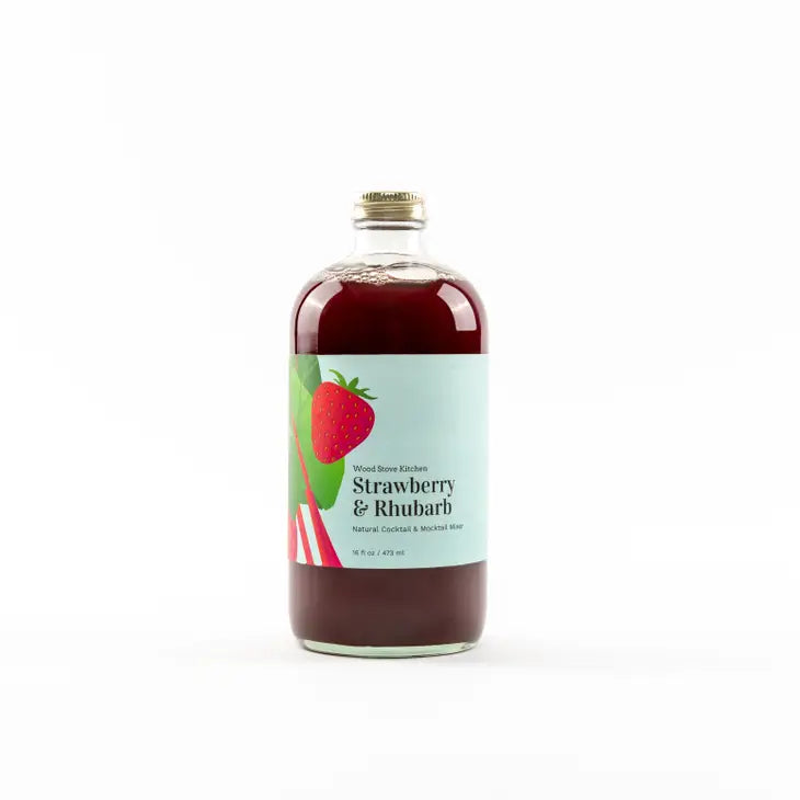 Strawberry-Rhubarb Cocktail/Mocktail Mixer