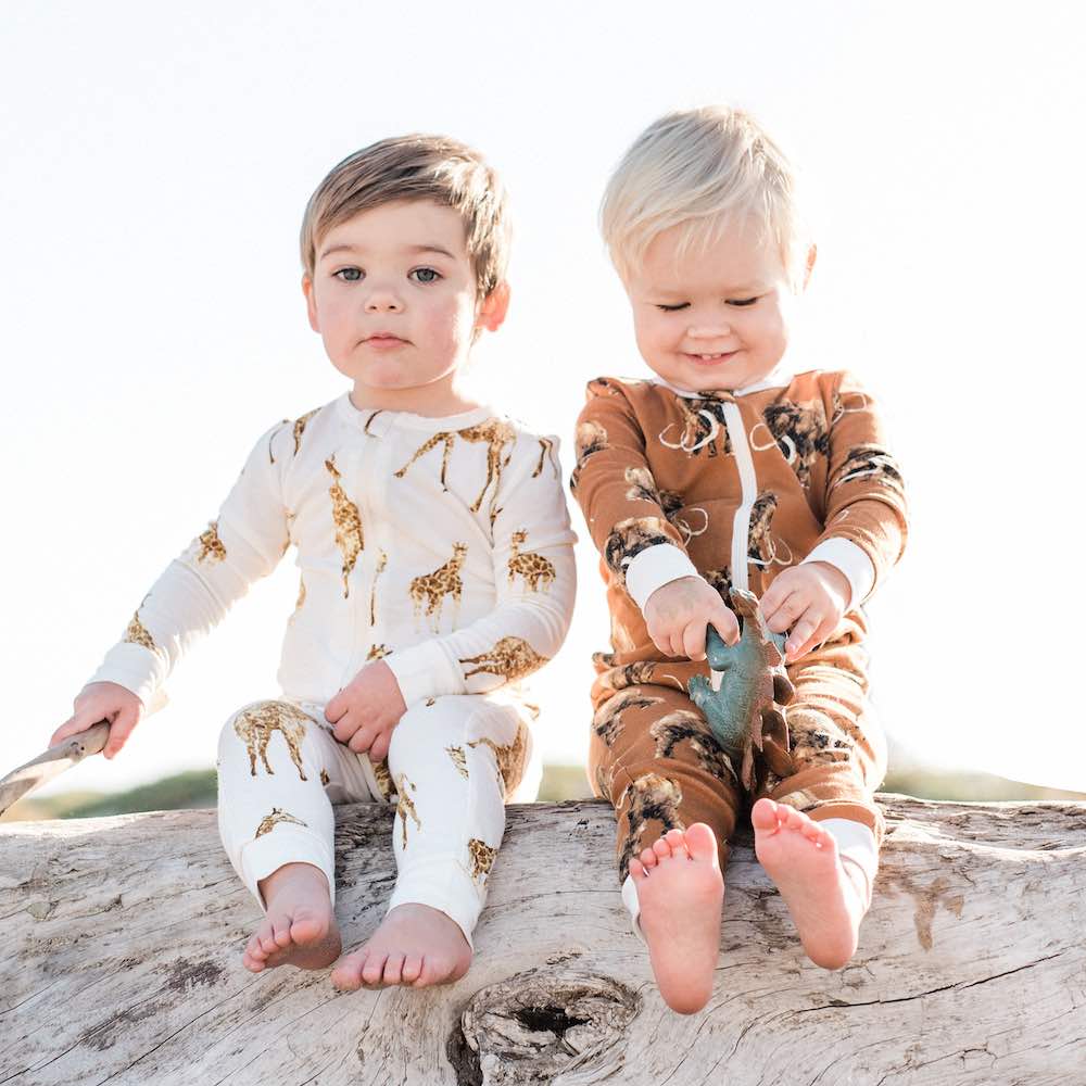 Duck Organic Cotton Zipper Pajama