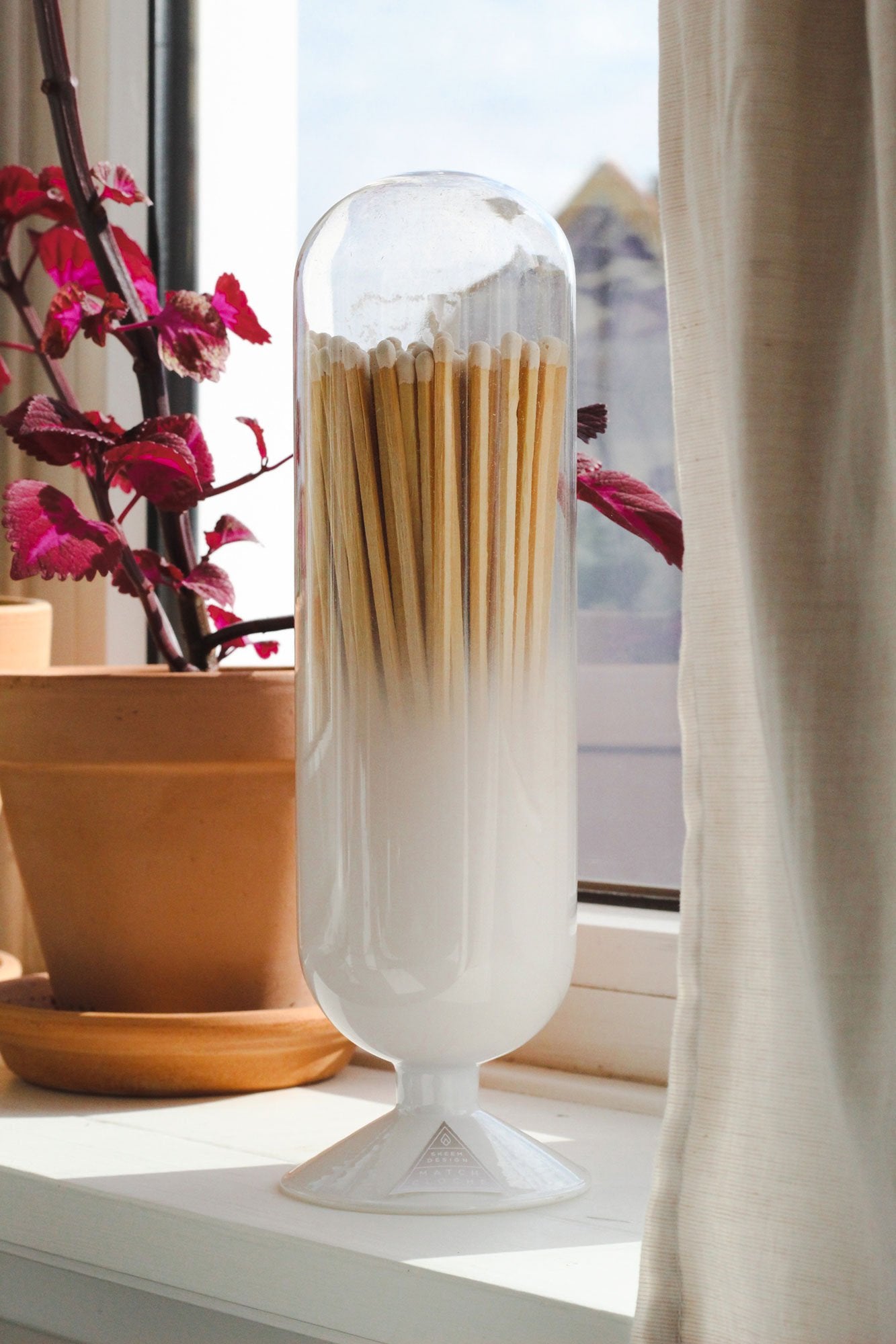 White Cloud Fireplace Match Cloche