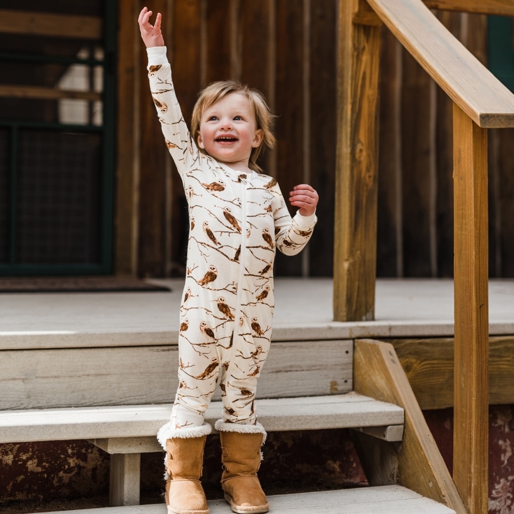 Butterfly Bamboo Zipper Pajama