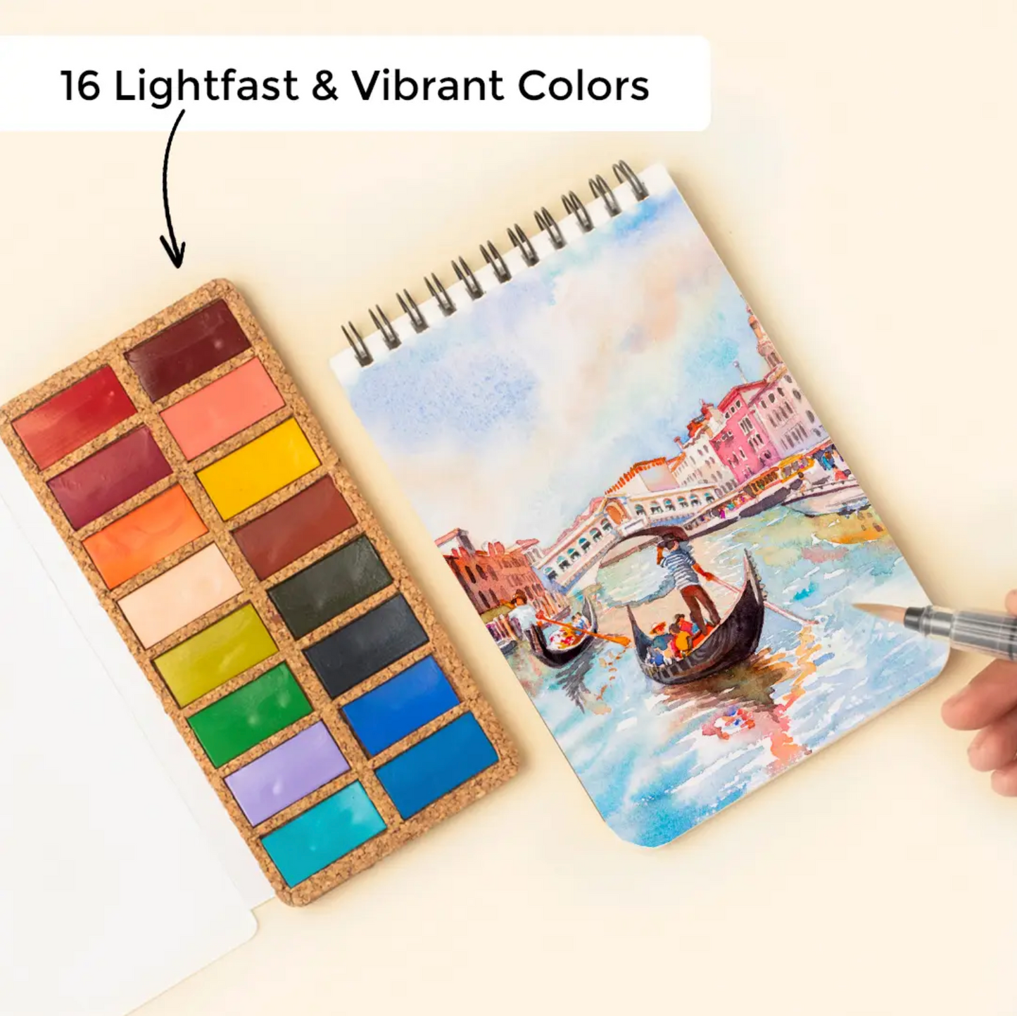 Viviva Watercolor Pans - Spring Set