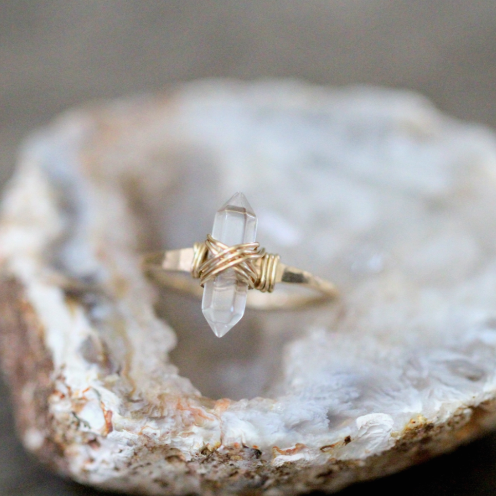 Crest Ring - Crystal Quartz