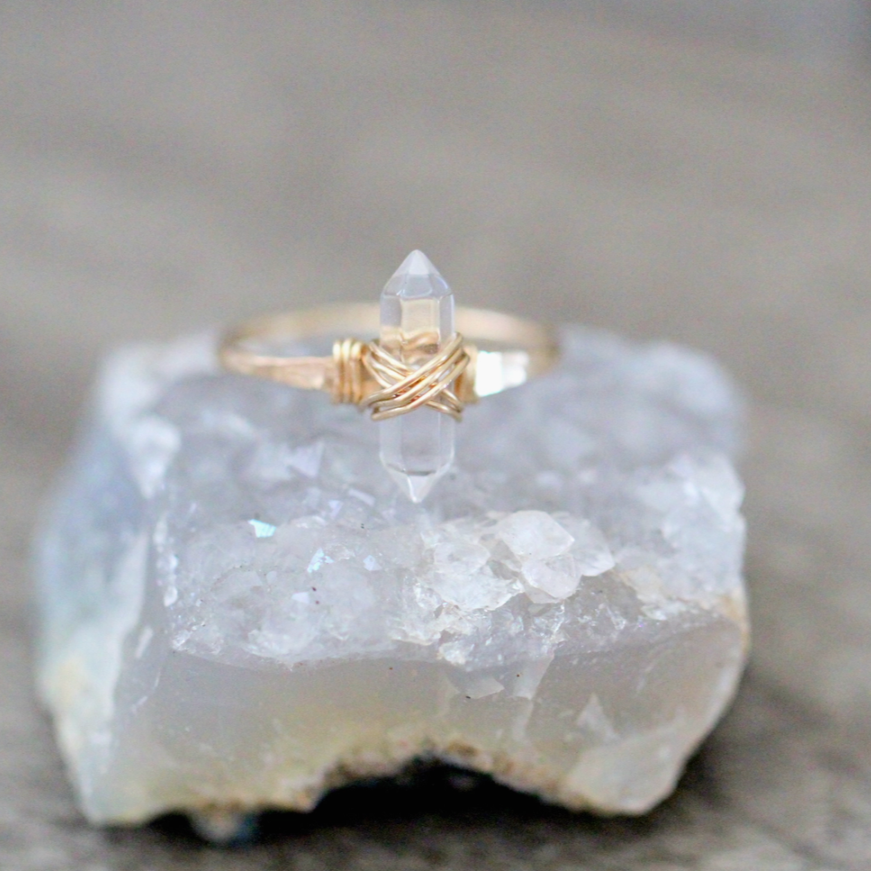 Crest Ring - Crystal Quartz