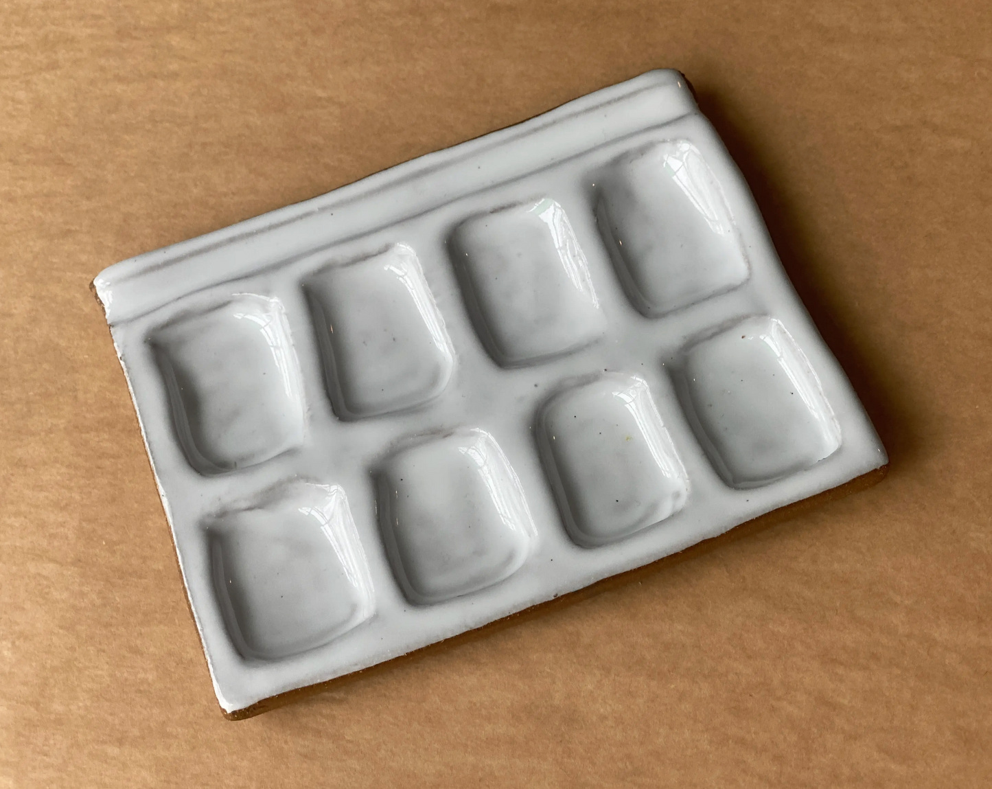 8-Pan Ceramic Artist Paint Palette