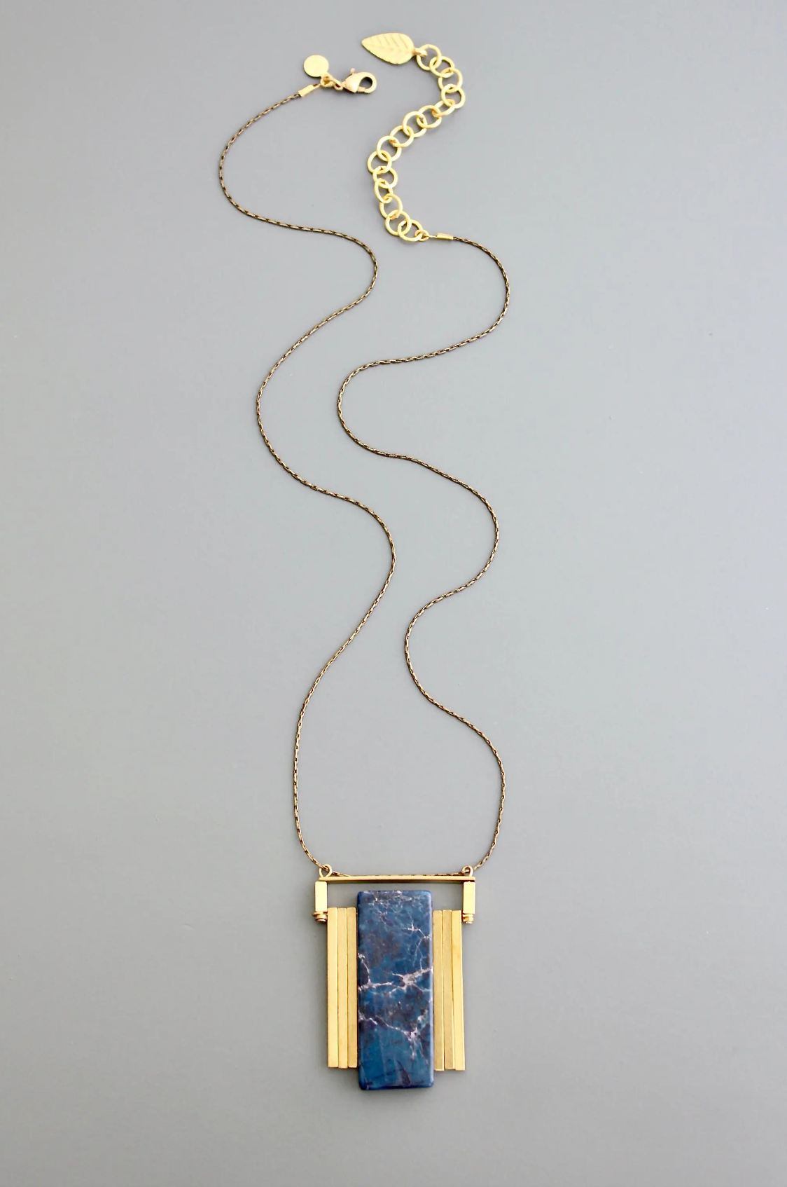 Jasper Pendant Necklace