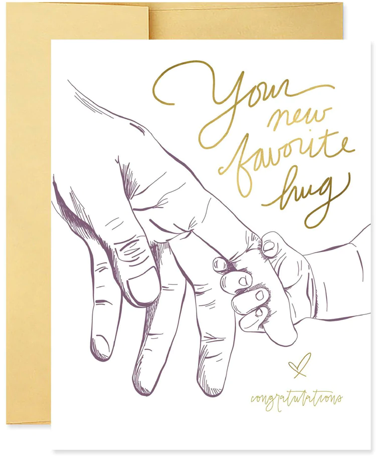 New Favorite Hug - Greeting Card