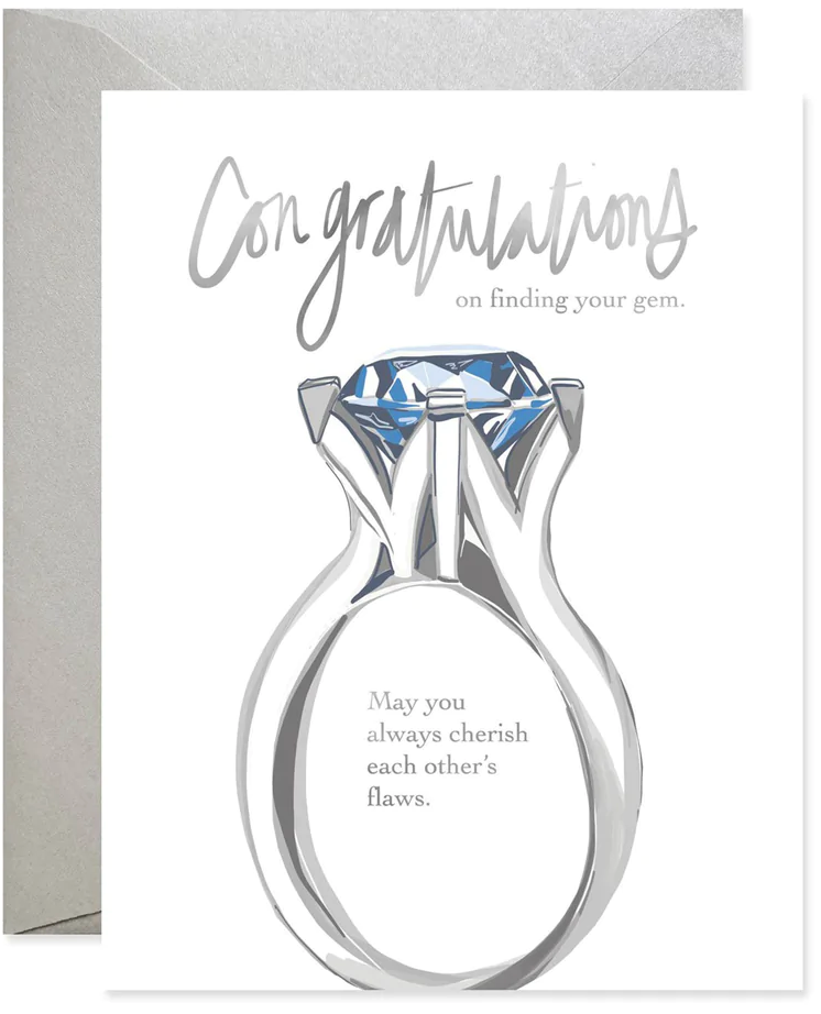 Cherish the Flaws - Greeting Card