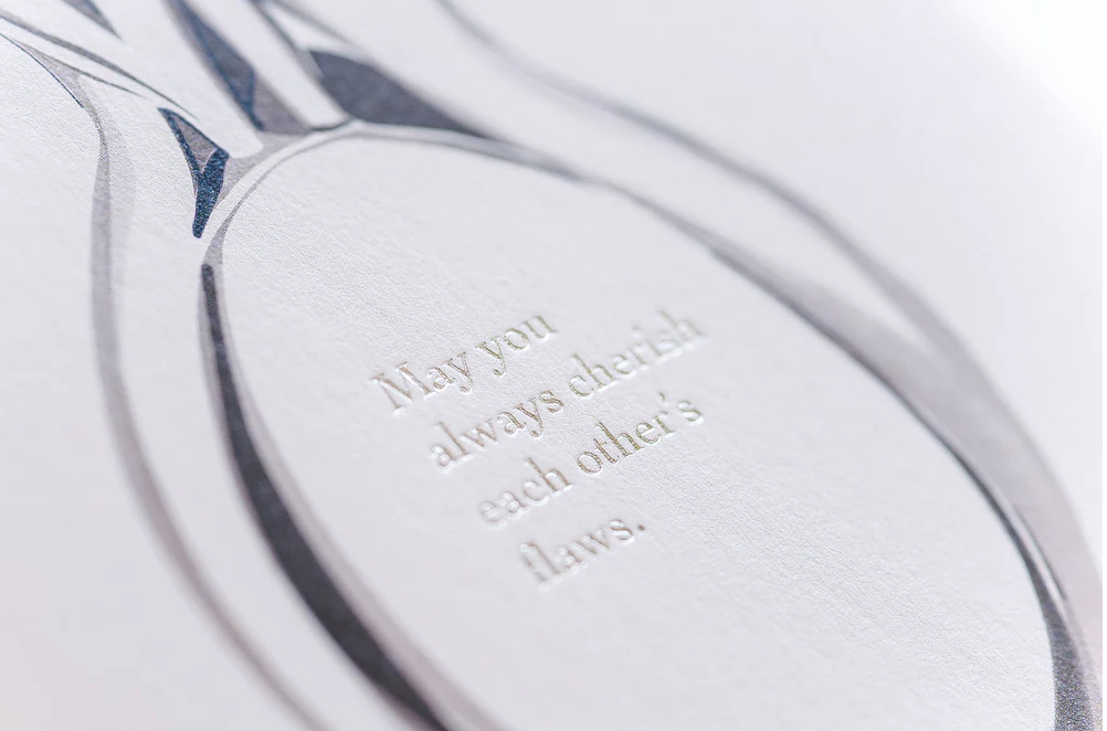 Cherish the Flaws - Greeting Card