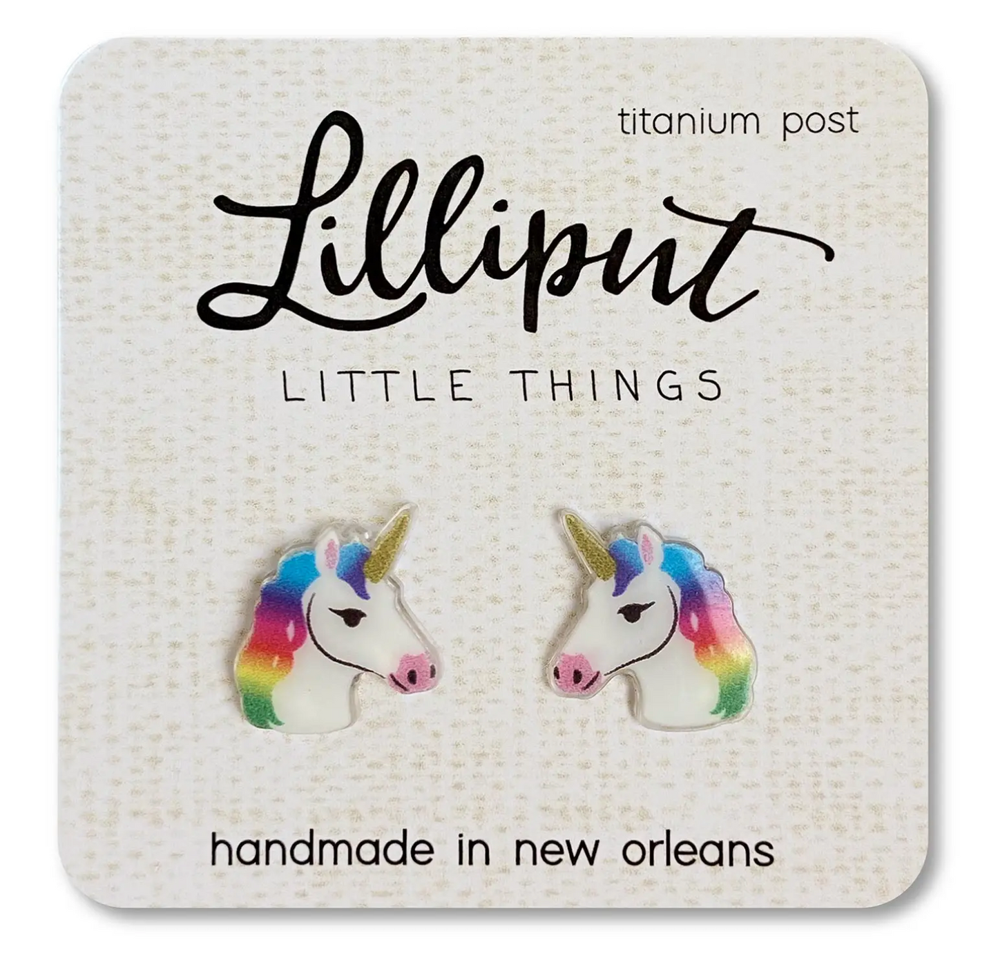 Rainbow Unicorn Earrings