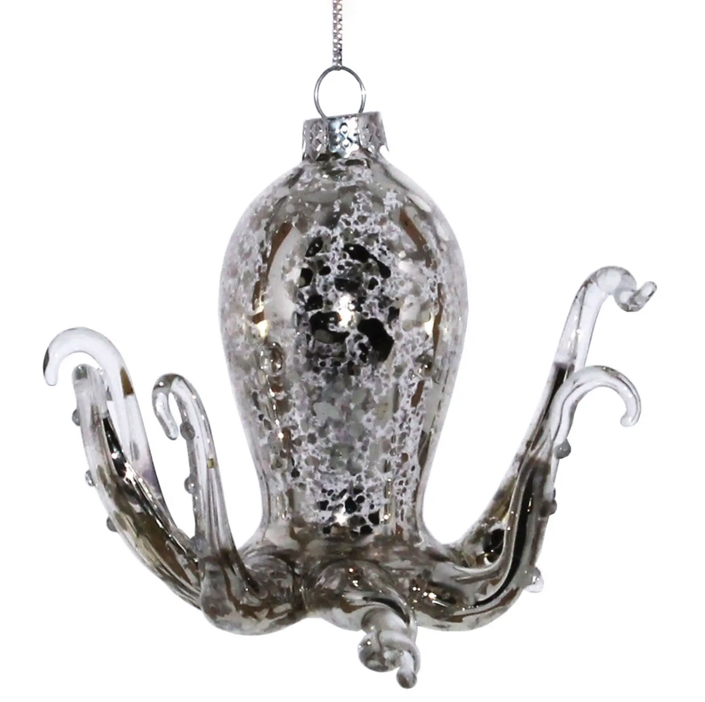 Octopus Glass Ornament
