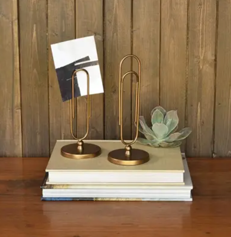 Paperclip Letter Holder