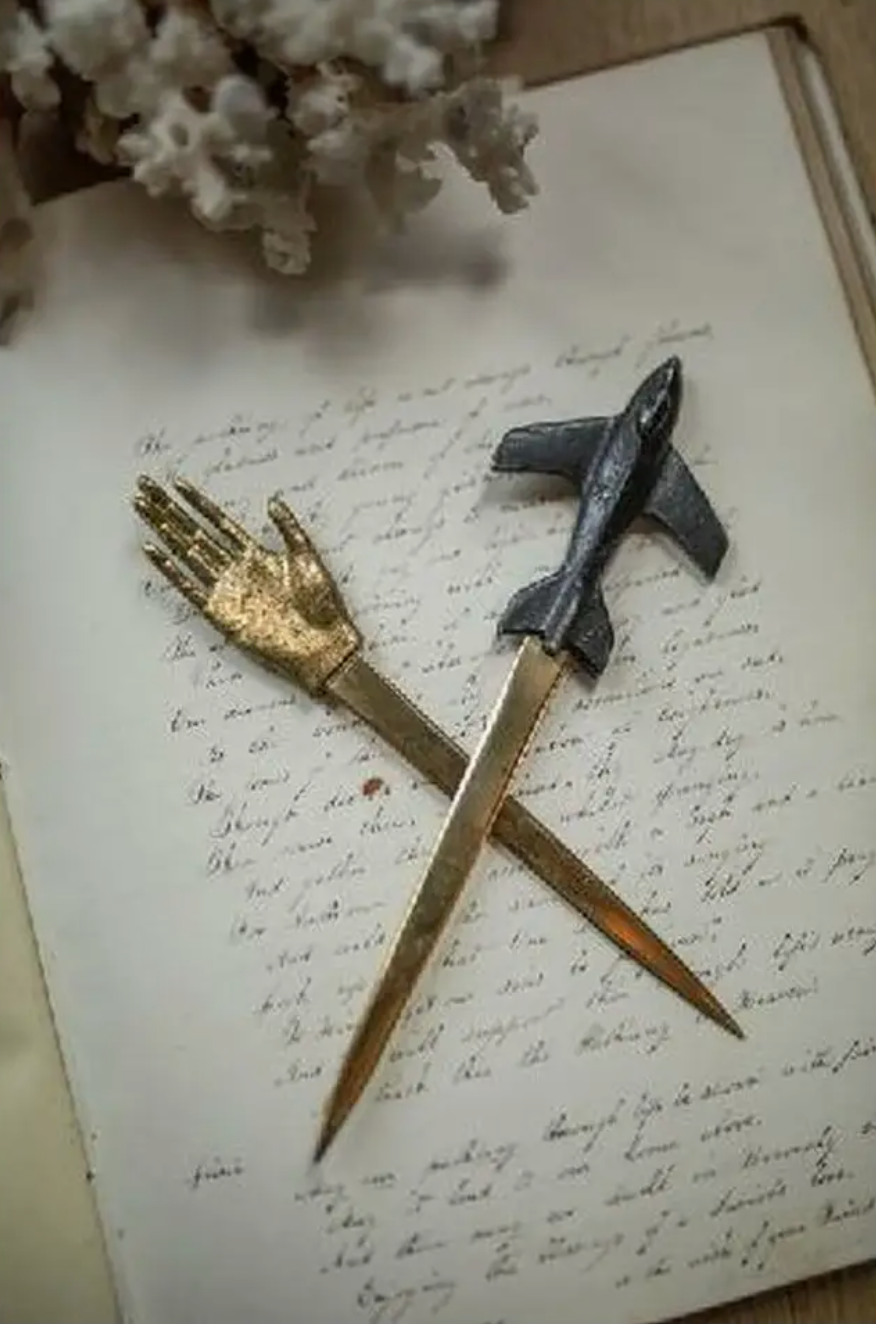 Pewter Hand Letter Opener