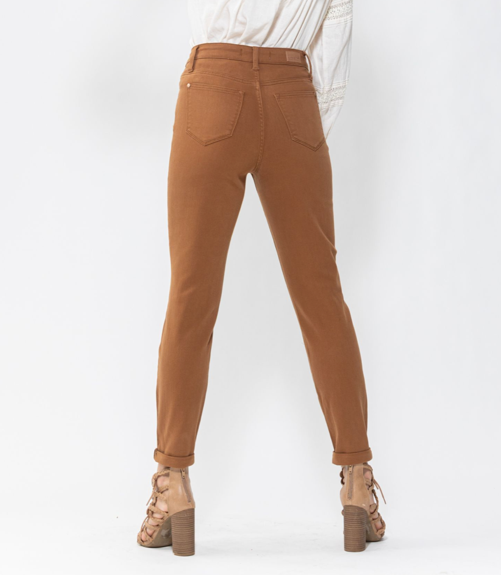 The Caramel Cuffed Jean
