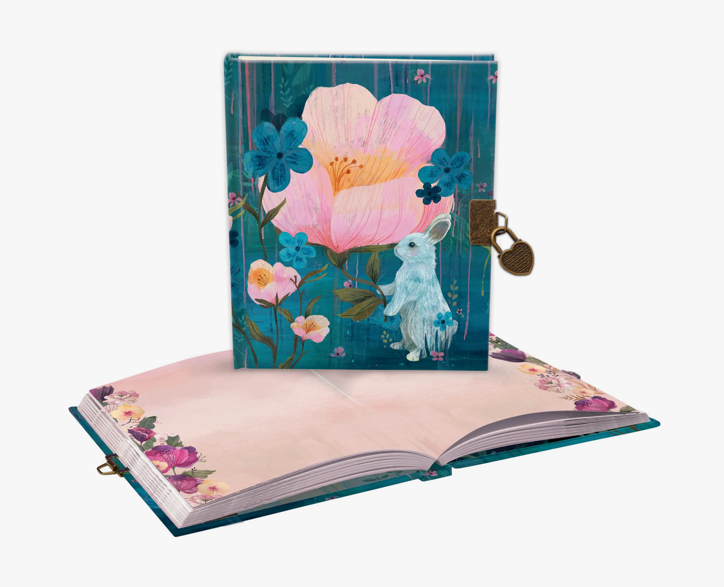 White Rabbits Lockable Notebook
