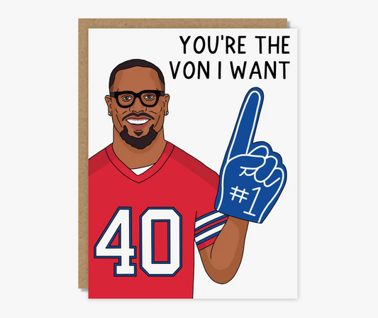 You're the Von I want, Von Miller Buffalo Bills Card