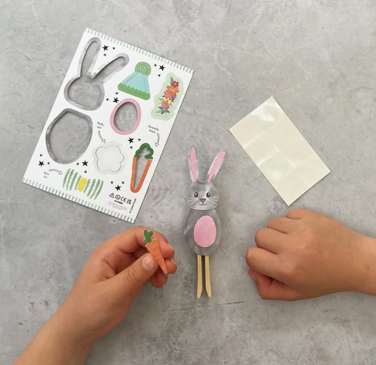 Make Your Own Bunny Peg Doll Kit