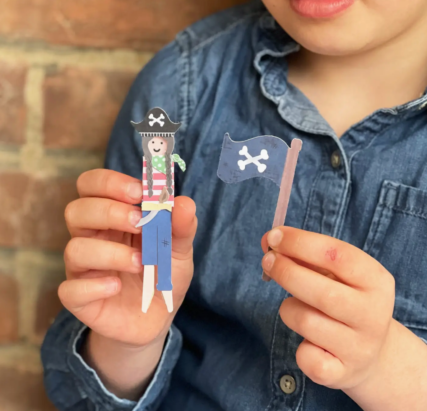Make Your Own Pirate Peg Doll