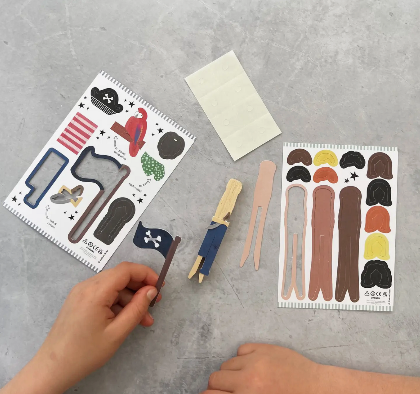 Make Your Own Pirate Peg Doll