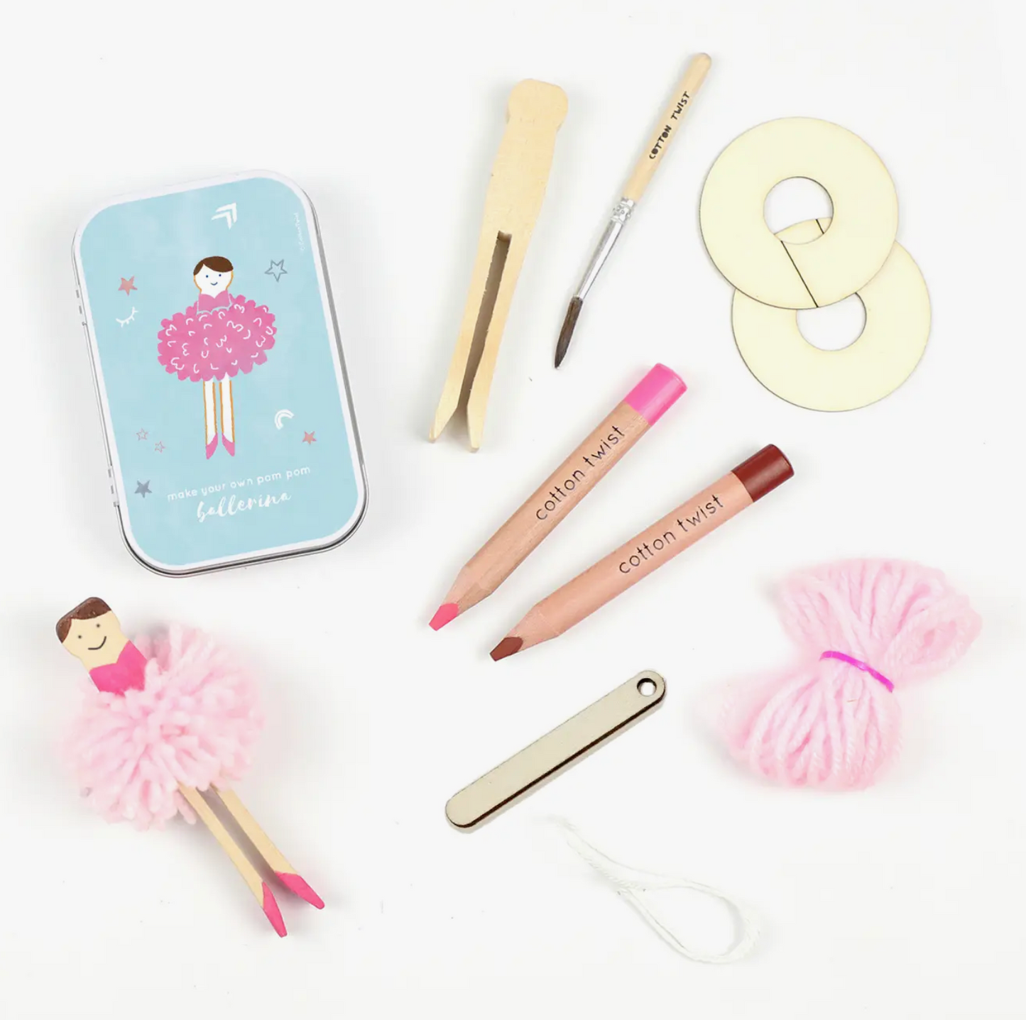 Pom Pom Ballerina Gift Tin
