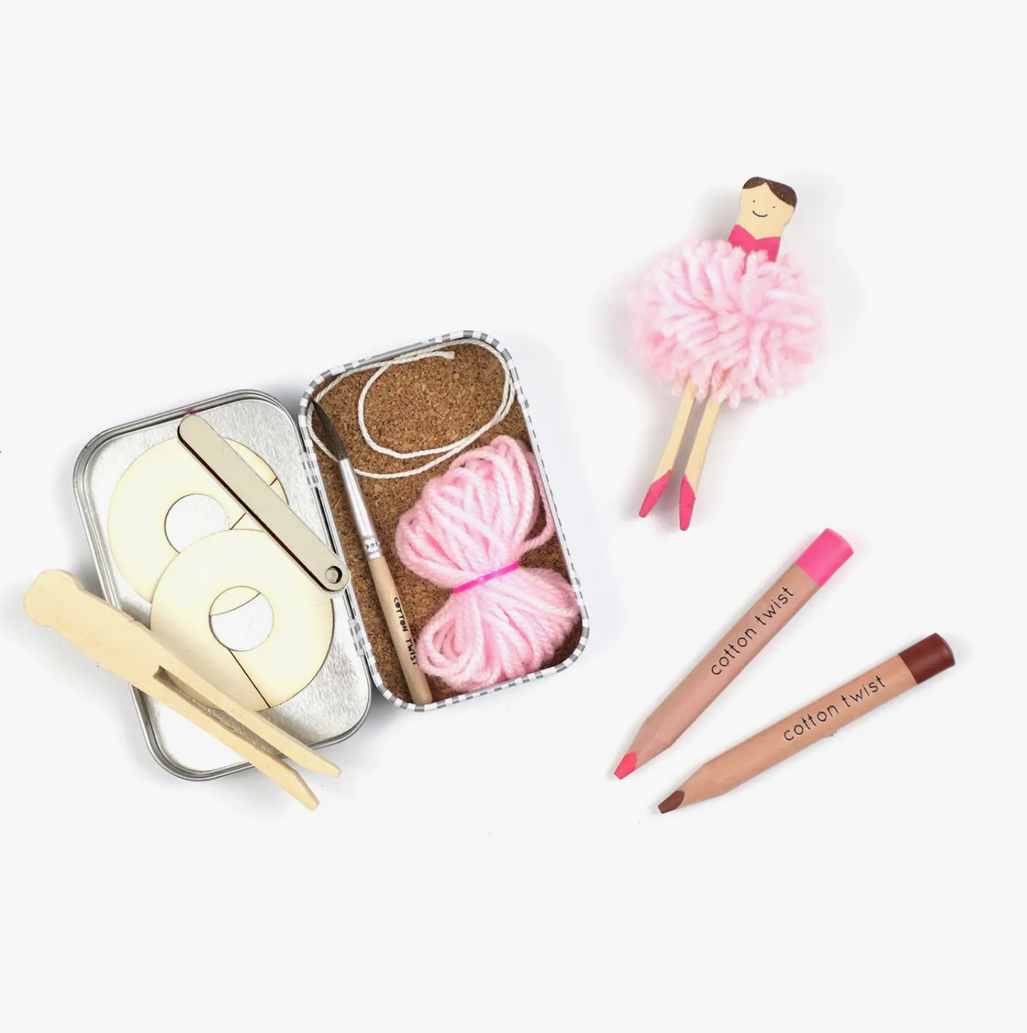 Pom Pom Ballerina Gift Tin