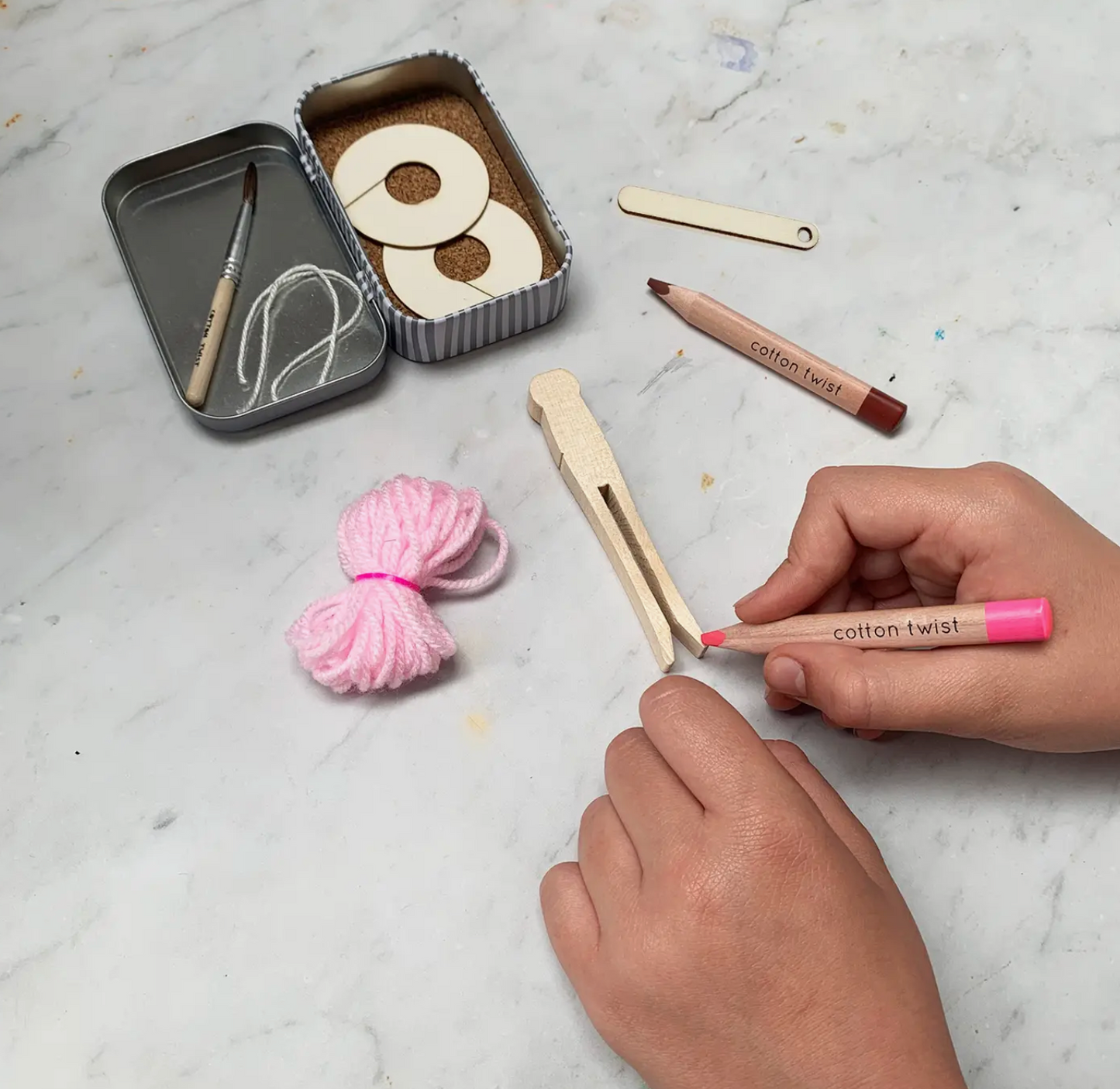 Pom Pom Ballerina Gift Tin