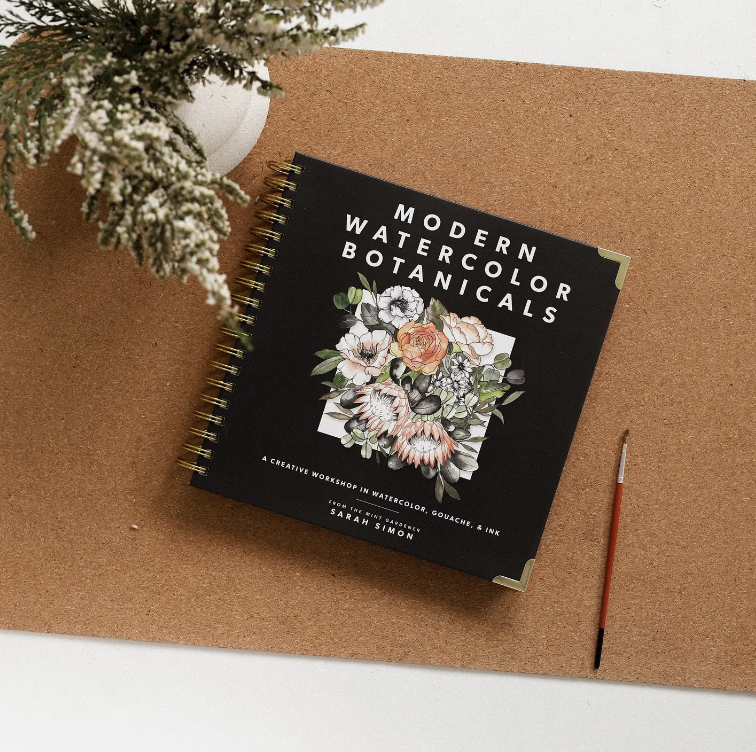 Modern Watercolor Botanicals