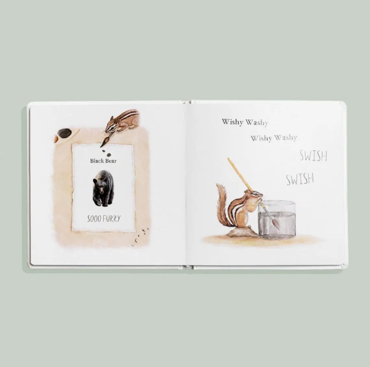 Wishy Washy: A Board Book of First Words and Colors