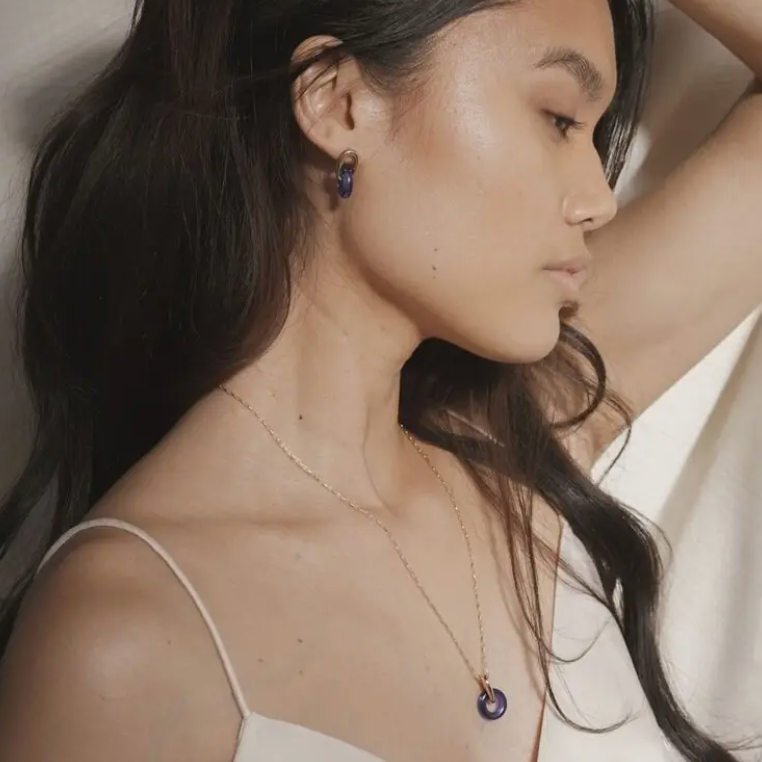 Anna Necklace - Cobalt