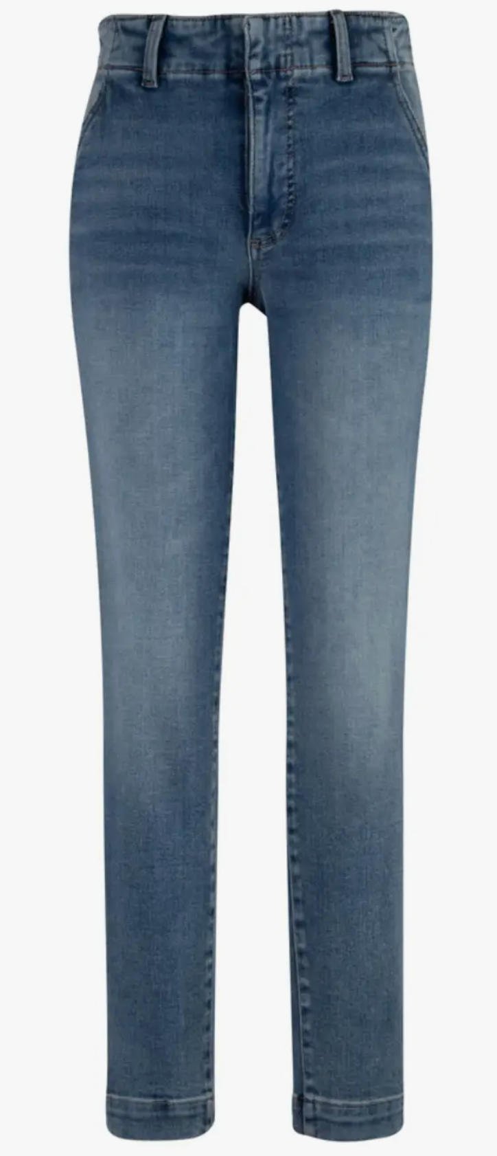 Reese Straight With Slanted Pocket Zip Side Hem