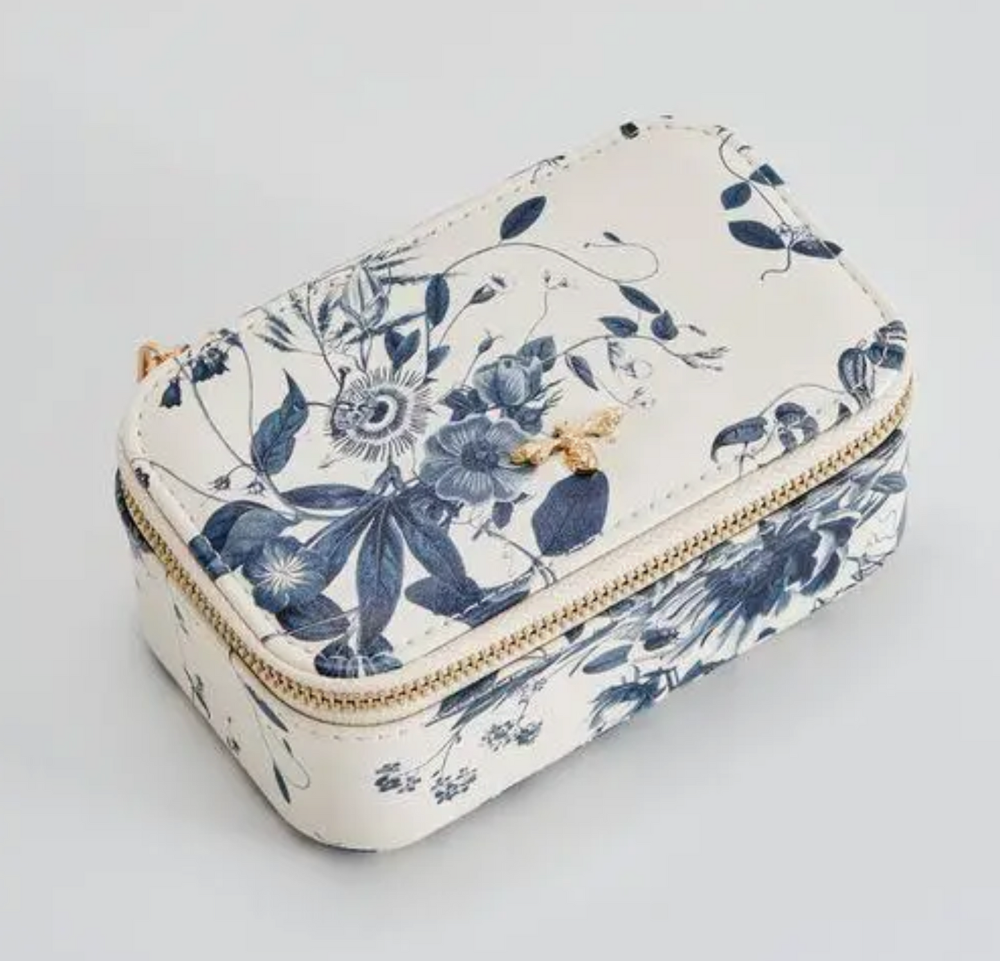 Eva Small Jewelry Box Blooming Blue