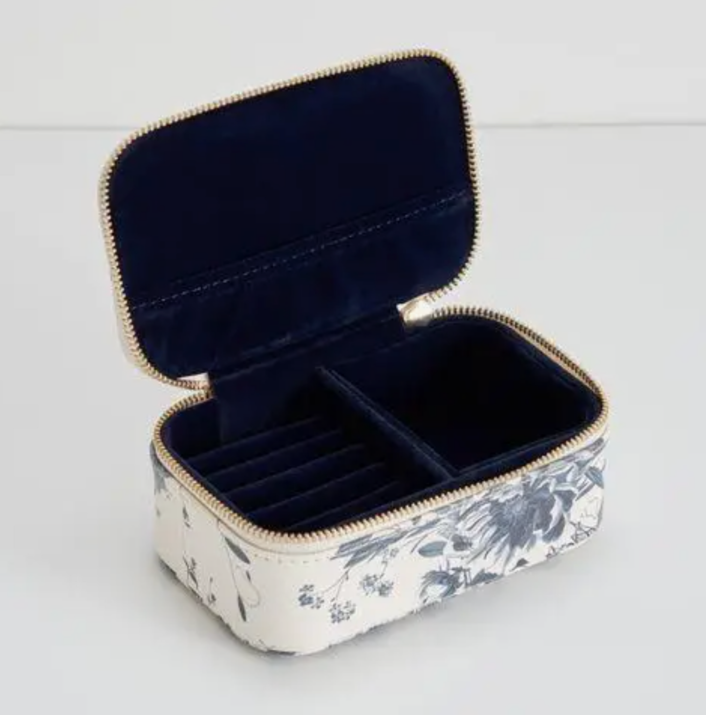 Eva Small Jewelry Box Blooming Blue