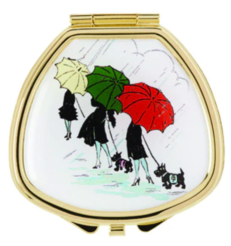 Parapluies and Scotties - Lip Balm Compact