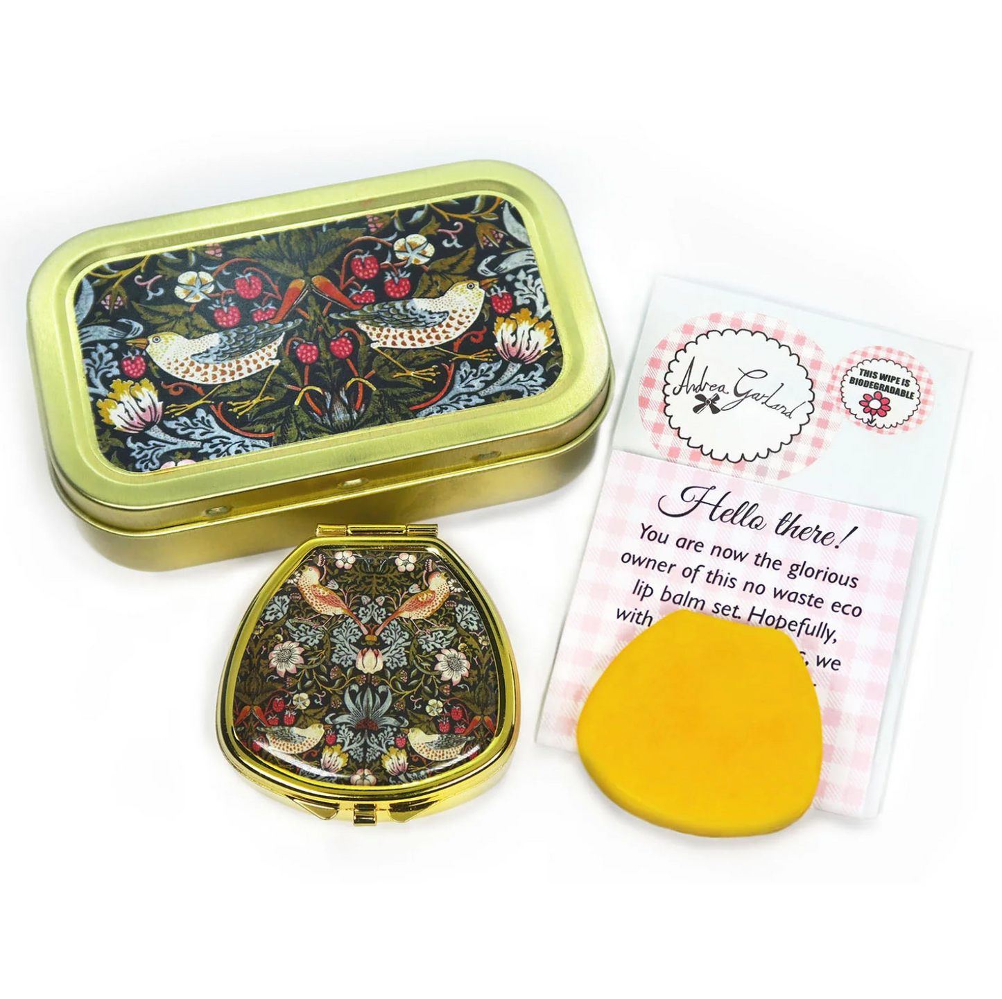 Sustainable Lip Balm Set - Strawberry Thief