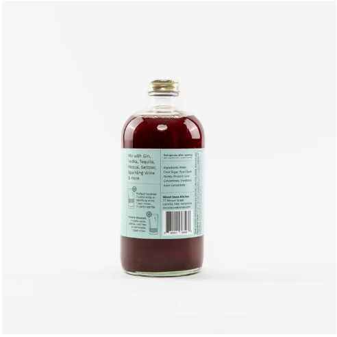 Strawberry-Rhubarb Cocktail/Mocktail Mixer