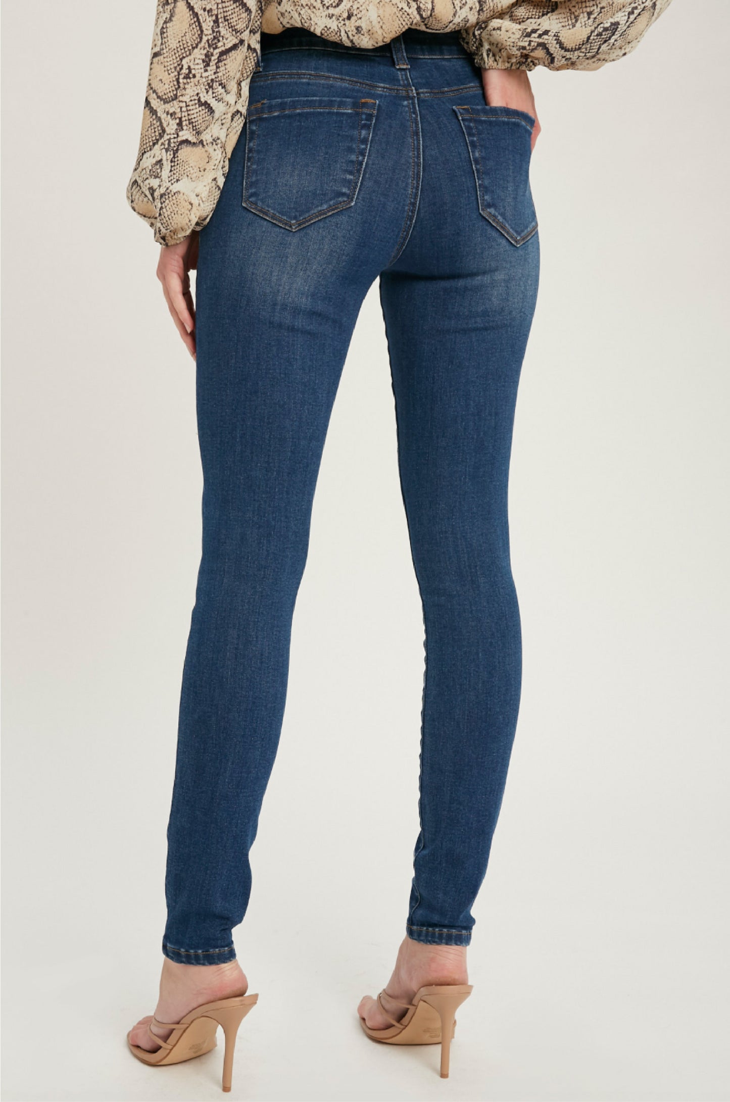 Mid-Rise Skinny Jeans