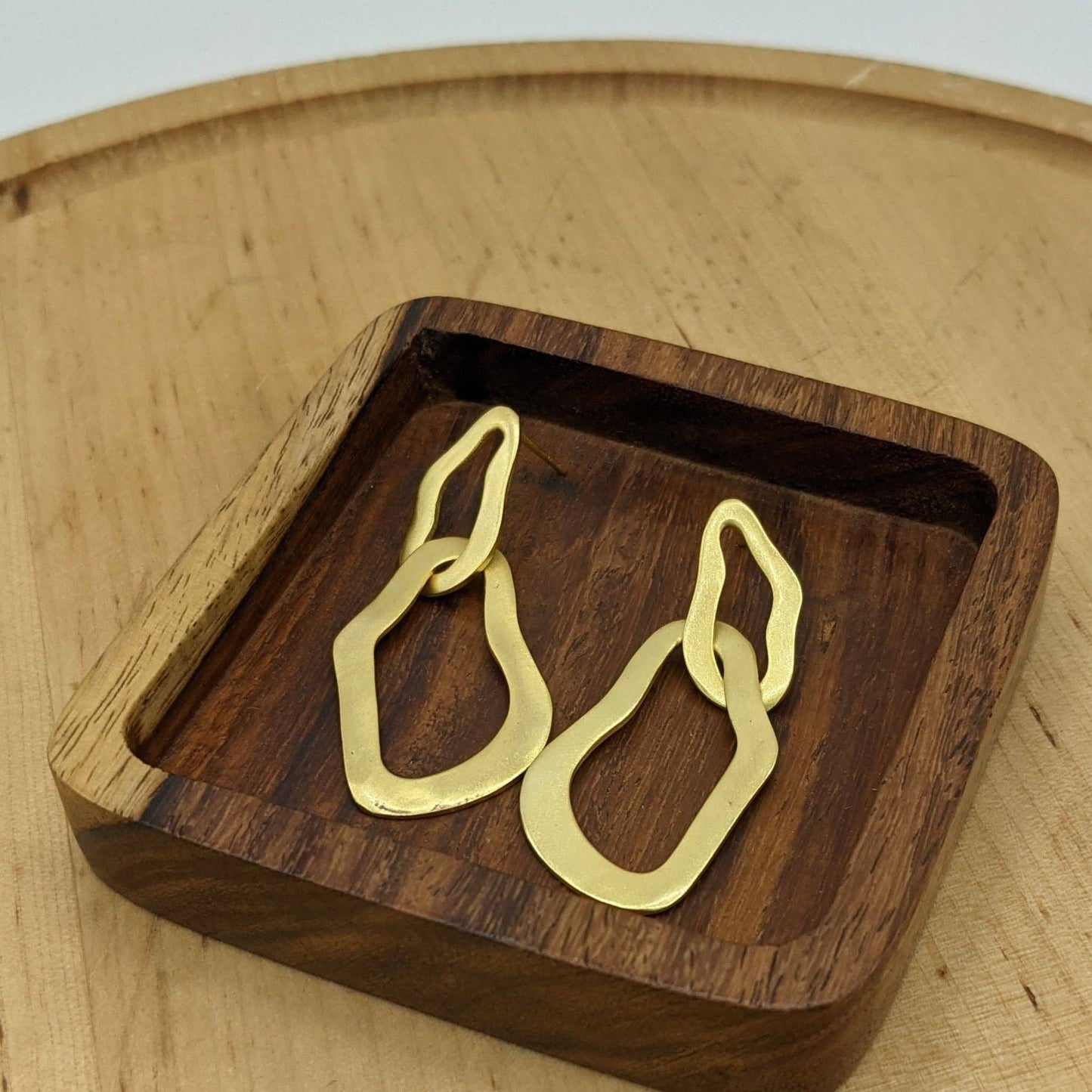 Organic Link Earrings
