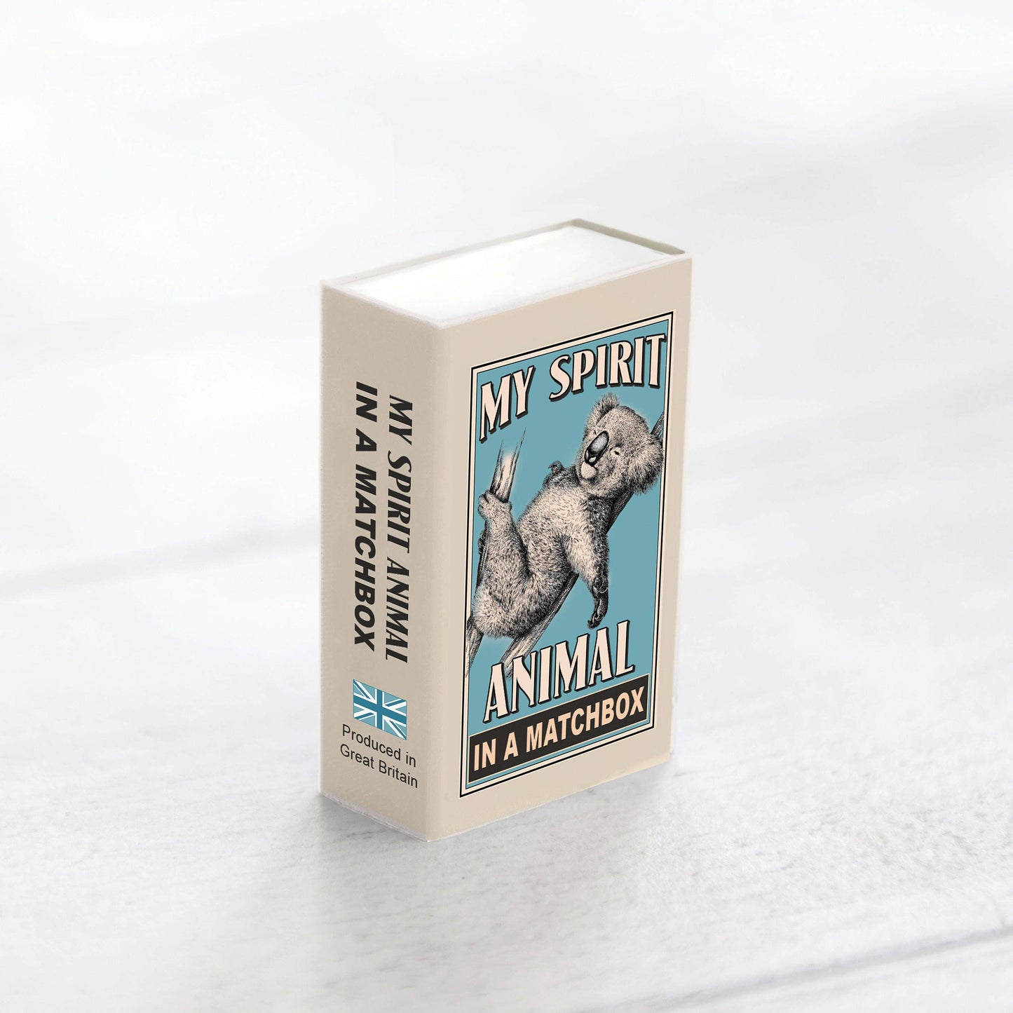 Wool Felt Koala Spirit Animal In A Matchbox