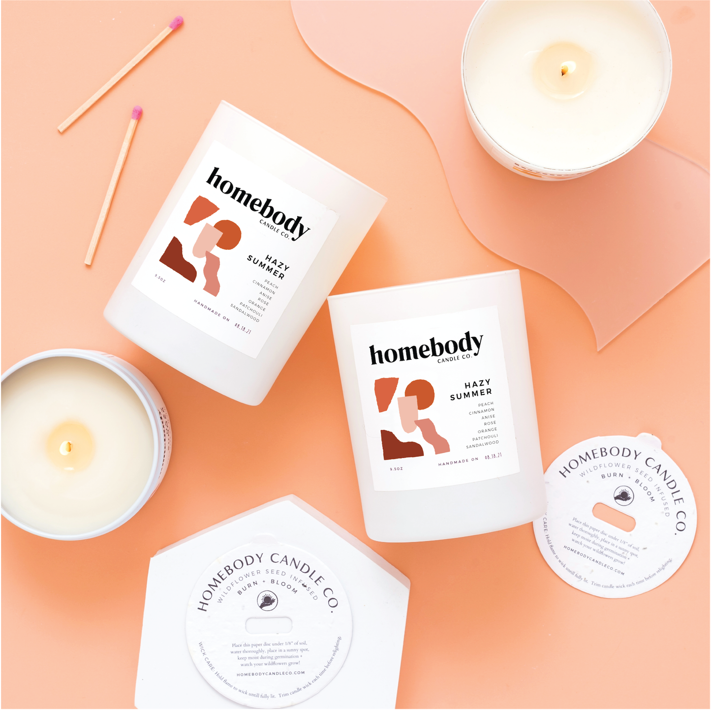 Burn + Bloom Candle - Hazy Summer