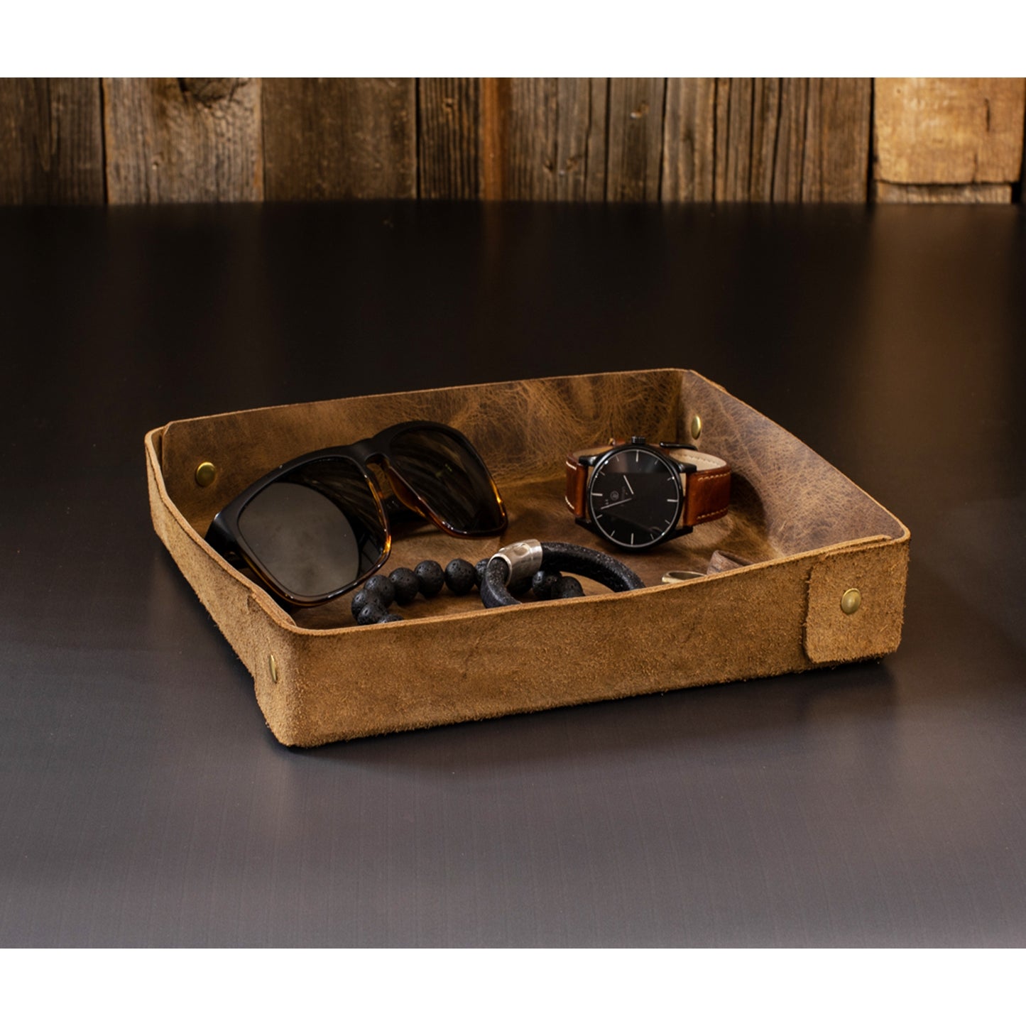 Leather Valet Tray