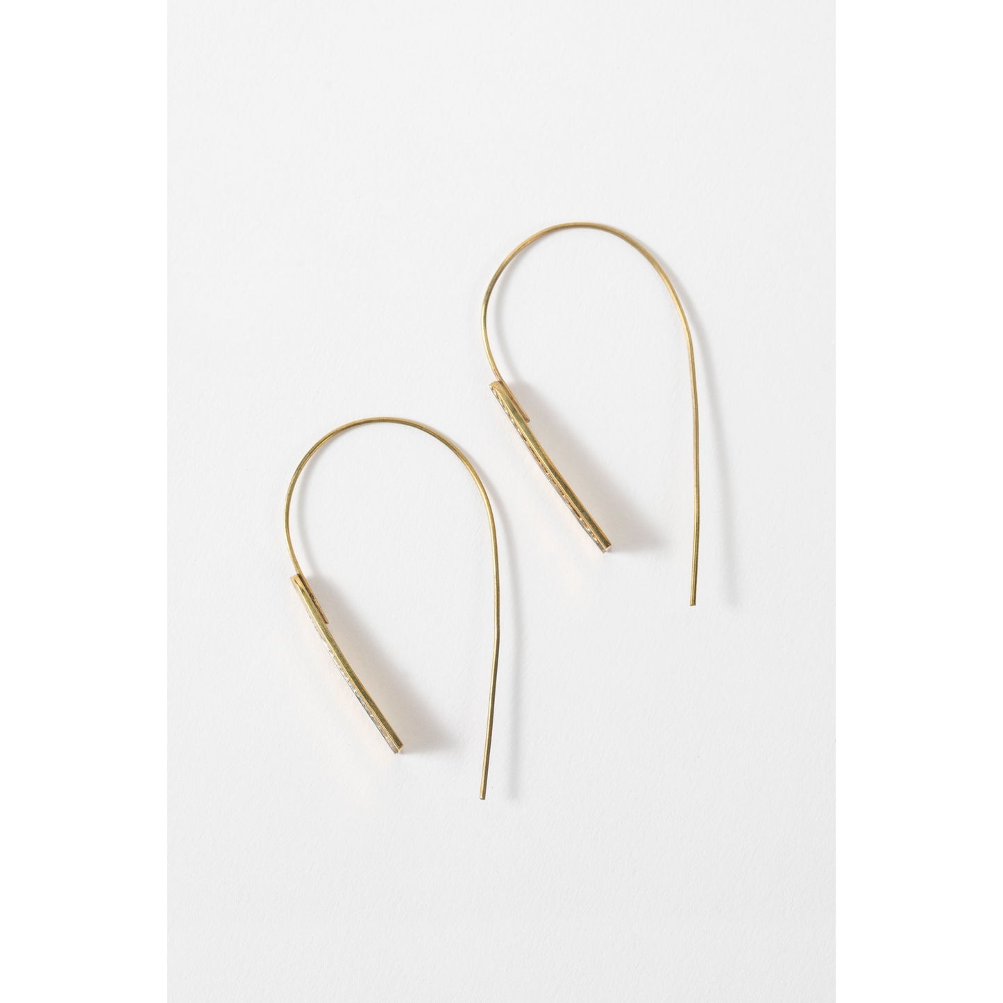 Art Deco Leaf Earrings