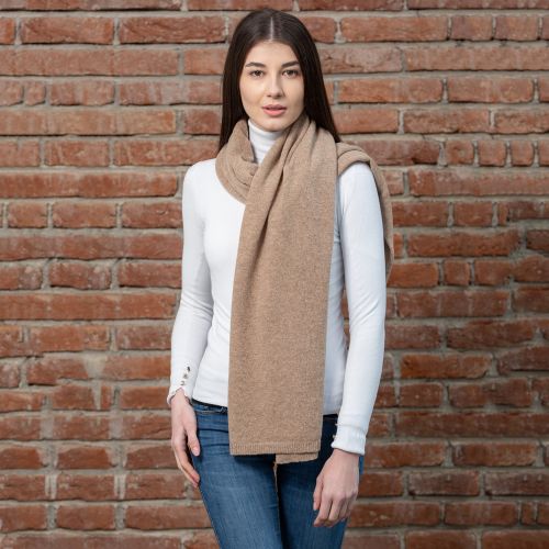 Lambswool Shawl - Lambswool Sand