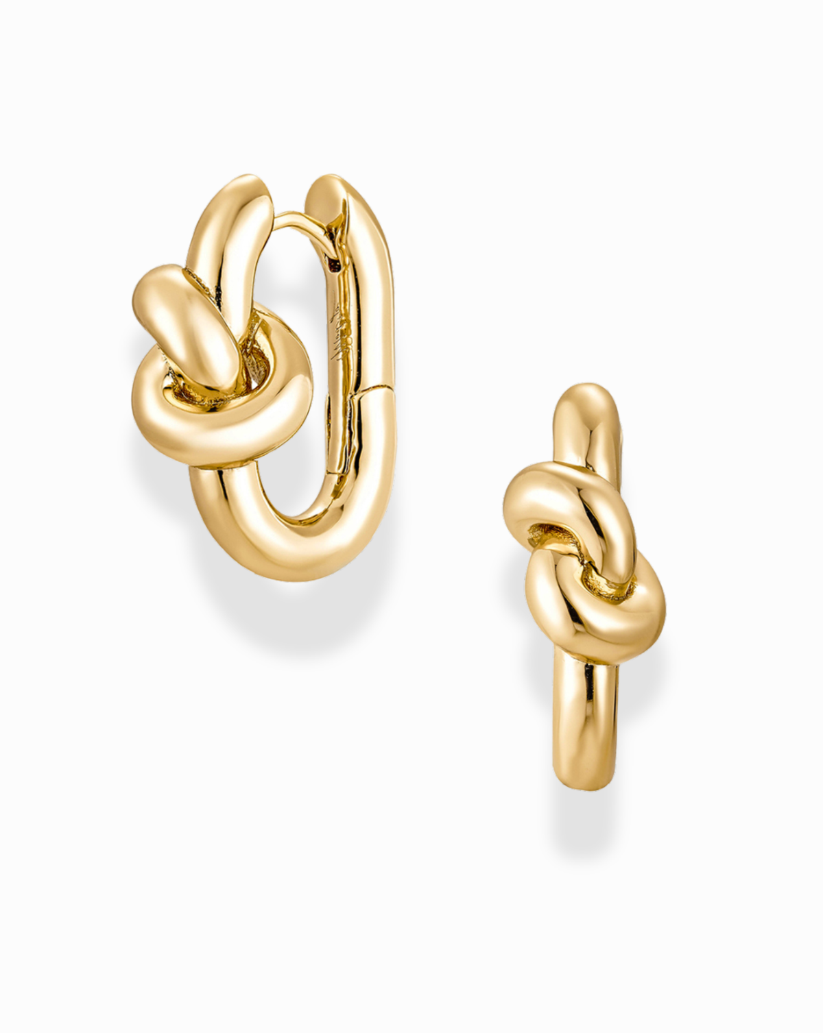 Karina Knot Hoops - Gold