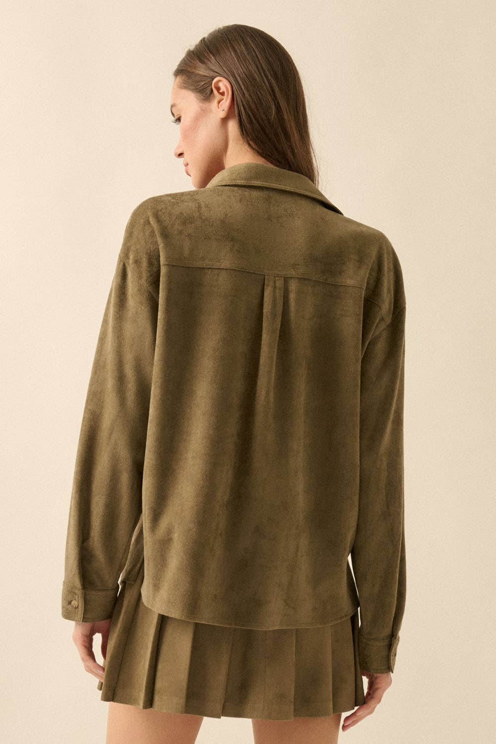 Mossy Button-Up Shacket