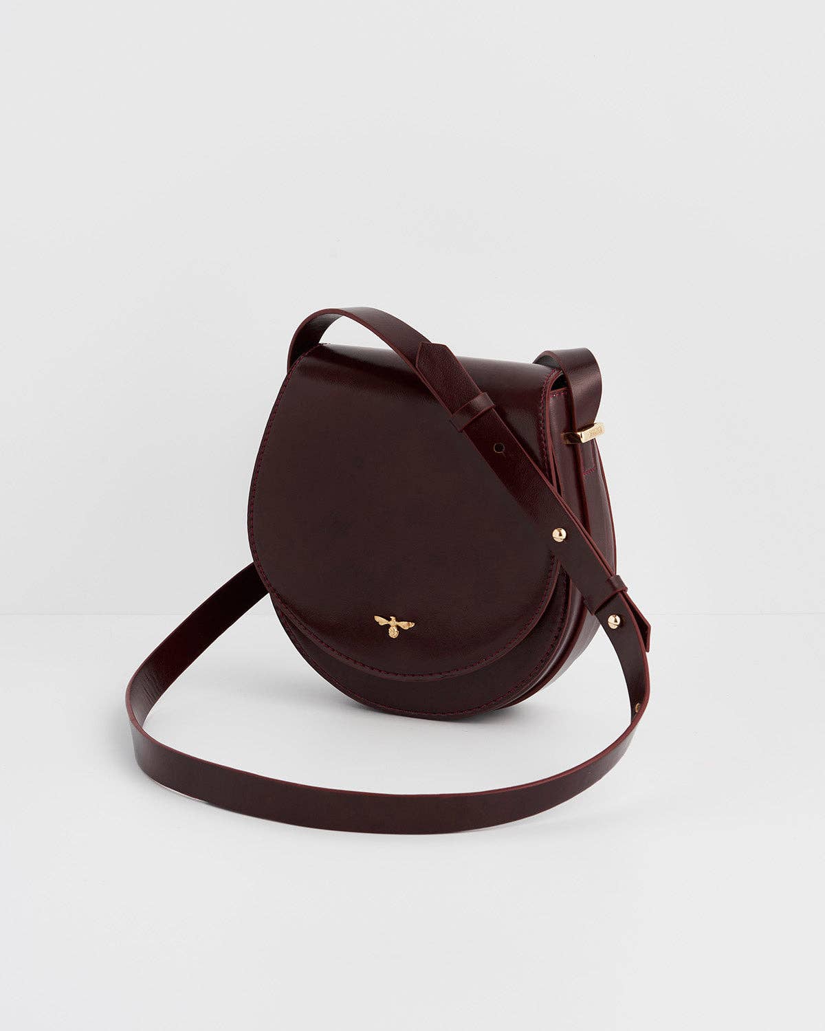 Cherry Red Saddle Bag
