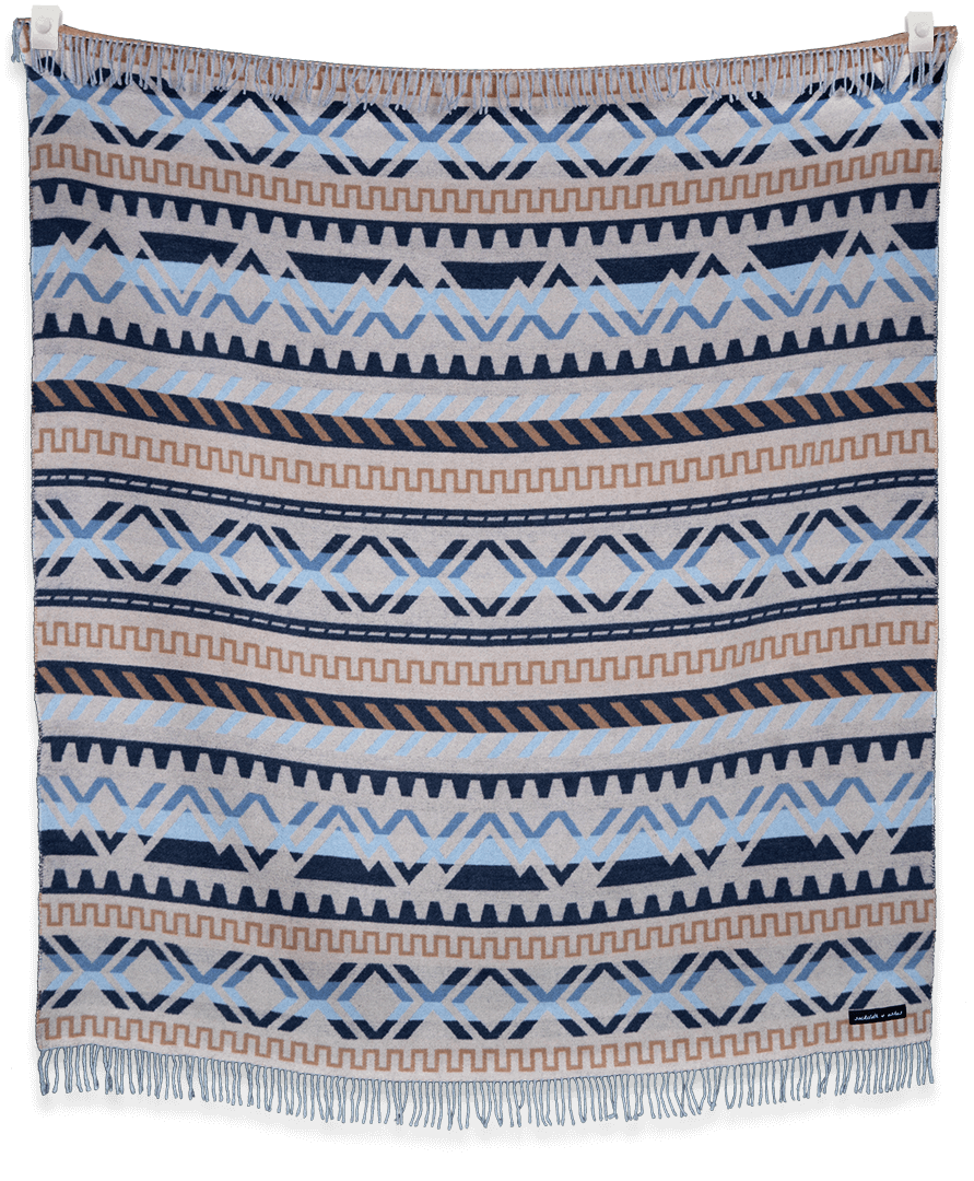 Ridgeline Alps Recycled Wool Throw Blanket