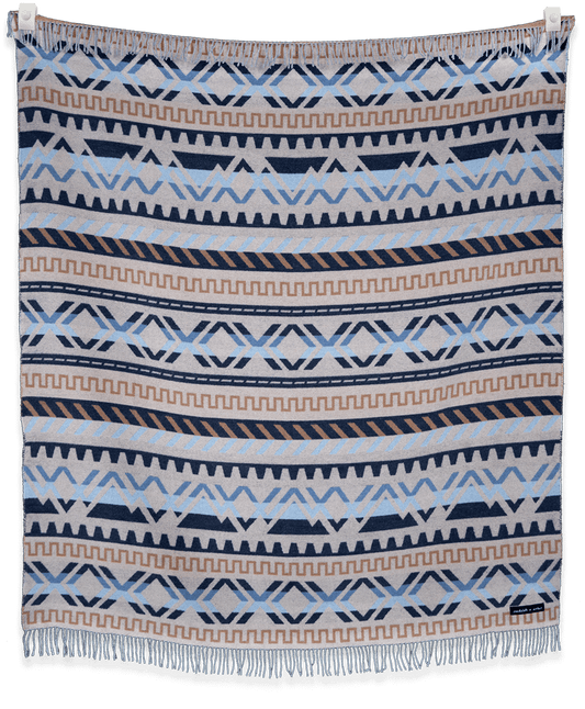 Ridgeline Alps Recycled Wool Throw Blanket
