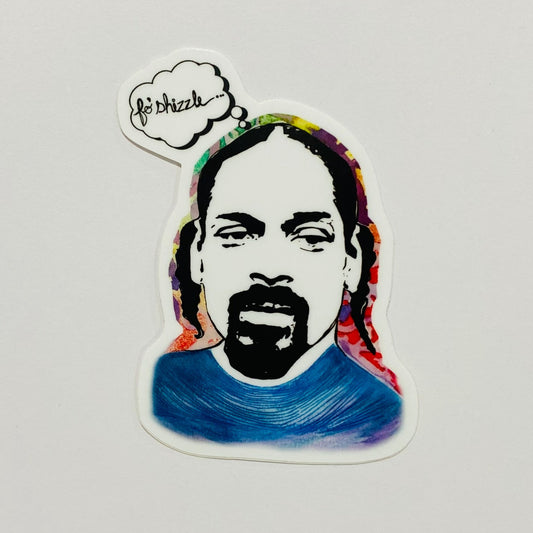 Fo' Shizzle Snoop Sticker